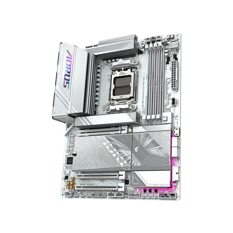 Carte Mère X870e Aorus Elite Ice Wi-fi 7 Amd Am5